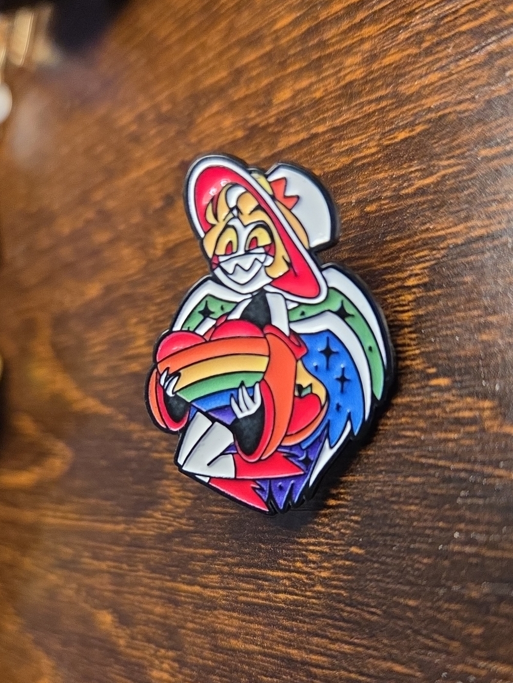 Rainbow Heart Character Art Print - Multicolor Home Art